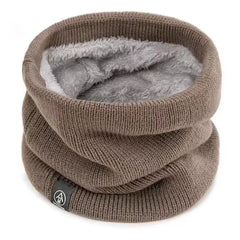 Soft Knit Winter Neck Warmer Thickened Thermal Gaiter Scarf Cover for Running Skating Skiing Hiking Outdoor Sports Cold Weather