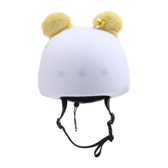 Ski helmet cover, personalized, cute, warm, fashionable doll decoration helmet cover, single board double board helmet universal