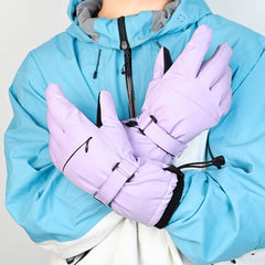 Winter Warm Skiing Gloves Windproof Women Snowboard Gloves Touch Screen Men Ski Gloves