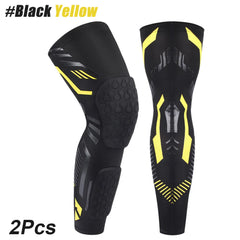 Anti-collision EVA Sports Knee Brace Leg Compression Sleeves Protection for Youth Adults Football Basketball Volleyball Running