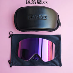 KAROS Ski Goggles Magnetic Anti-fog Lens Skiing Glasses Double Layer Polarized UV400 Snowboard Goggles Men Women  Winter Sports