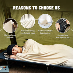 Naturehike Sleeping Bag Liner High Elasticity Sleeping Bag Liner Ultralight Portable Travel Sheet Outdoor Camping Sleeping Bag