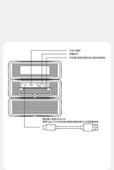 Naturehike LED Camping Lamp Rechargeable Tent Lantern Outdoor Waterproof Portable Lights Work Maintenance Lighting
