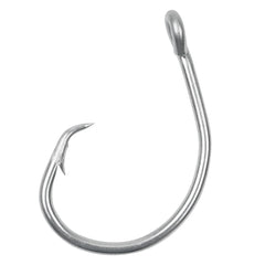 30Pcs Saltwater Tuna Fishing Hooks Stainless Steel Catfish Circle Hooks Big Game Fishing Hooks for Catfish Bass Tuna 5/0-10/0