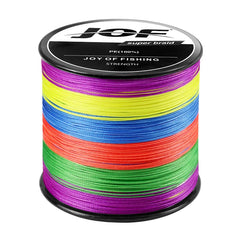 JOF 4 Strands Japan Braided Fishing Line Multifilament PE Line 100M 300M 500M 1000M Strong Power Wire 8-80LB Carp Accessories