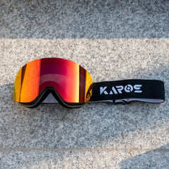 KAROS Ski Goggles Magnetic Anti-fog Lens Skiing Glasses Double Layer Polarized UV400 Snowboard Goggles Men Women  Winter Sports