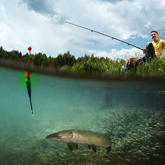 EVA Luminous Fishing Night Float Light Foam Plastic Bobber Sea Rock Fishing Striking Floats Fishing Accessories 10/15/20g