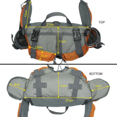 BP-VISION Hiking Fanny Pack Man Cycling Waterproof Backpack Mountain Sports Fanny Pack Camping Nylon Hunting Accessori Belt Bag