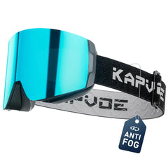 KAPVOE Men Photochromic Ski Goggles OTG Snowboard Glasses Women Anti Fog Magnetic Lens UV400 Protection Snow Sports Eyewear