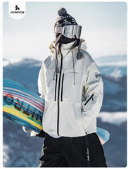 John Snow 2025 New Winter Men And Women's Ski Jacket Breathable Waterproof Snowboarding Clothing Outdoor Sports Warmth Ski Coat
