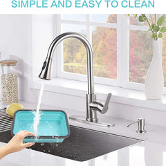 4pcs Collapsible Lunch Box Silicone Food Storage Containers with Lids, Portable Expandable Bowls Travel Folding Food Storage Box