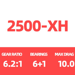 2025 NEW DAIWA FUEGO CS LT Spinning Fishing Reel Baitcasting Reel 6+1BB Max Drag 12KG Spinning Wheel