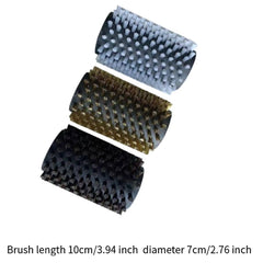 Ski Wax Brush Kit Efficient with Axle Handle Cover Roller Brush Snowboard Maintenance Ski Waxing Brushes Snowboard Waxing Brush