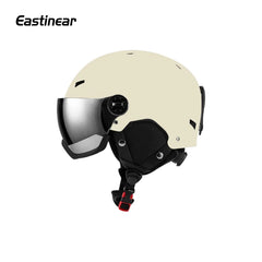 Eastinear polar bear Ski Helmet Men Snow Goggles In One Anti-Impact Snowboard Helmet For Adult Women Snowboard Safety Helmet