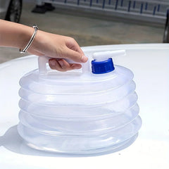 Outdoor Folding Square Water Bag, Car Portable Thickened Bucket, Field Drinking Water Storage Tank