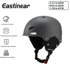 Horntour Open Face Helmet Ski Helmet Integrated Aldult Outdoor Ski Equipment Snowboard Helmet Is Lightweight Breathable