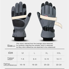 Winter Men Women Gloves TouchScreen Waterproof Windproof Gloves Outdoor Sports Warm Cycling Snow Ski Gloves Full Finger Non-slip