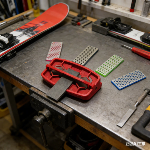 Snowboard Edge Bevel Tuning Kit  Multi-angle Ski Wax Trimmer With Files Snowboard Side Edge Sharpener Snowboard Repair Tool