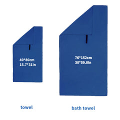 Large Microfiber Towel For Travel Sports, Quick Dry Soft Lightweight Gym Swimming Yoga Towel