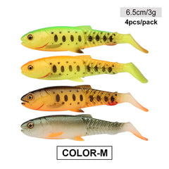Spinpoler Predator Soft Fishing Lure Swimbait Paddle Tail Silicone Cannibal Artificial Bait Open Mouth Jig Head Bass Sea Wobbler