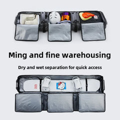 NANDN Ski Bag Snowboard Bag Large Capacity, Rollers, Ski Gear