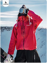 John Snow 2025 New Winter Men And Women's Ski Jacket Breathable Waterproof Snowboarding Clothing Outdoor Sports Warmth Ski Coat