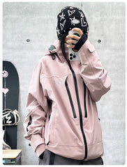 John Snow Woman Man Hooded Ski Wear Warm Windproof Waterproof Ski Clothes Outdoor Jacket Sports Male And Female Snowboard Coat