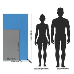 Large Microfiber Towel For Travel Sports, Quick Dry Soft Lightweight Gym Swimming Yoga Towel