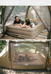 Naturehike Outdoor Camping 45cm Thick TPU Inflatable Pad Portable 2Persons Sleeping Mattress Large Mat Free Give Repair Bag