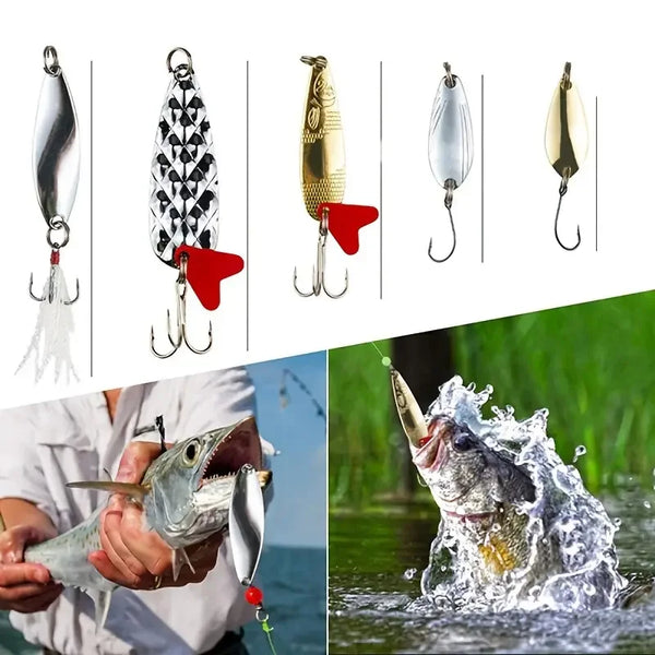 Fishing Lure Set 18/21/59/142pcs Mixed VIB Lure Kit Soft Lure Minnow Popper Hooks All Fishing Accessory Fresh Water