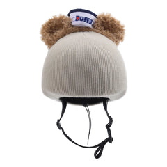Ski helmet cover, personalized, cute, warm, fashionable doll decoration helmet cover, single board double board helmet universal