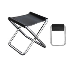 Outdoor Aluminium Alloy Portable Folding Picnic Camping Stool Mini Storage Fishing Chair Ultralight Furniture