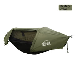 Portable Camping Mosquito Net Hammock Outdoor Garden Travel Sleeping Hanging Hammocks Swing With Waterproof Tent Awnings