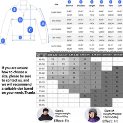 Waterproof Windproof Ski Jacket Winter Skiing Tops 2025 New Couple Thickened Warm Woman Outdoor Sport Man Snow Clothes Hoodie