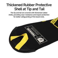 Classic Dumpling-Style Snowboard Bag, Waterproof Protective Board Cover with Reinforced Nose & Tail, Lightweight Carry Bag