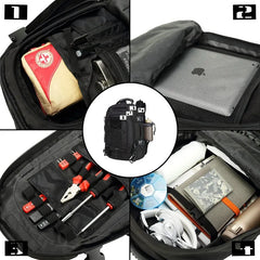 LQARMY 60L Military Tactical Backpack Army Molle Assault Rucksack Outdoor Travel Hiking Rucksacks Camping Hunting mochila hombre