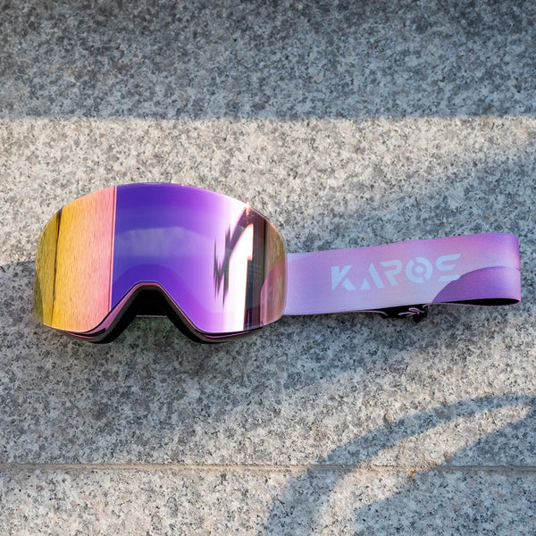 KAROS Ski Goggles Magnetic Anti-fog Lens Skiing Glasses Double Layer Polarized UV400 Snowboard Goggles Men Women  Winter Sports