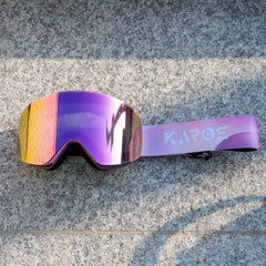 KAROS Ski Goggles Magnetic Anti-fog Lens Skiing Glasses Double Layer Polarized UV400 Snowboard Goggles Men Women  Winter Sports