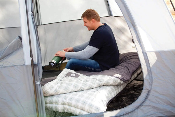 Heritage Big & Tall Cold-Weather Sleeping Bag, 10°F Camping Sleeping Bag for Adults, Comfortable & Warm Flannel Sleeping Bag