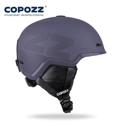 COPOZZ Ski Helmet Half-covered Anti-impact Skiing Helmet For Adult Men Women Ski Skateboard Snowboard Safety Helmet Female Male