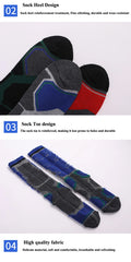Professional Men Merino Wool Ski Socks Outdoor Sports Thickened Terry Keep Warm Knee High Long Skiing Snowboard Hiking Socks