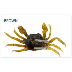 2 PCS 3D Simulation Rubber Crab Soft Fishing Lures with Double Hook Sea Fishing Bait Trap Sinking Swimming Tackle Accessories