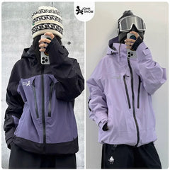 John Snow Woman Man Hooded Ski Wear Warm Windproof Waterproof Ski Clothes Outdoor Jacket Sports Male And Female Snowboard Coat