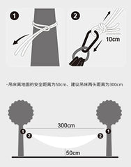 Naturehike Outdoor Ultralight Hammock Camping Portable Single / Double Leisure Hammock Anti Rollover High Load Bearing Camp Gear