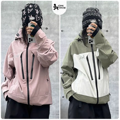 John Snow Woman Man Hooded Ski Wear Warm Windproof Waterproof Ski Clothes Outdoor Jacket Sports Male And Female Snowboard Coat