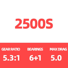 2025 NEW DAIWA FUEGO CS LT Spinning Fishing Reel Baitcasting Reel 6+1BB Max Drag 12KG Spinning Wheel