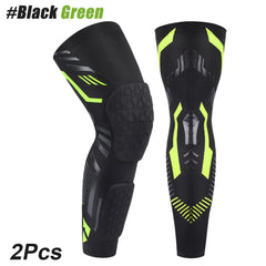 Anti-collision EVA Sports Knee Brace Leg Compression Sleeves Protection for Youth Adults Football Basketball Volleyball Running