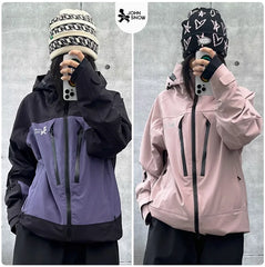 John Snow Woman Man Hooded Ski Wear Warm Windproof Waterproof Ski Clothes Outdoor Jacket Sports Male And Female Snowboard Coat