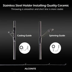 Mavllos Resolute Superhard Bass Spinning Rod Line 15-25lb Lure 14-35g 1.8m Hollow MH Tip Light Carbon Fishing Casting Rod