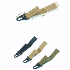 Carabiner High Strength Nylon Key Hook MOLLE Webbing Buckle Hanging System Belt Buckle Hanging Camping Hiking Accessories